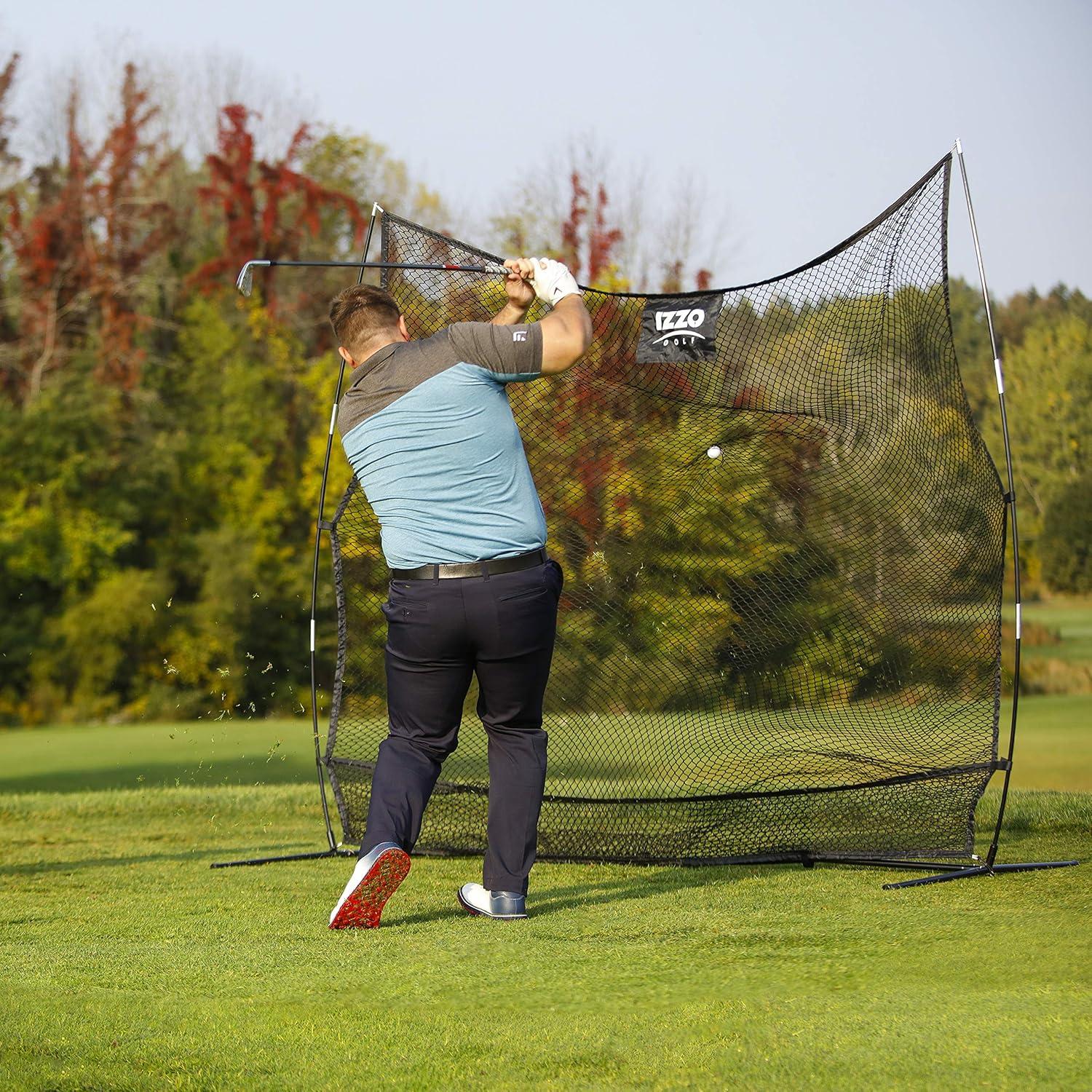 Red de Golpeo de Golf Izzo EZ-UP 2,44m Portátil