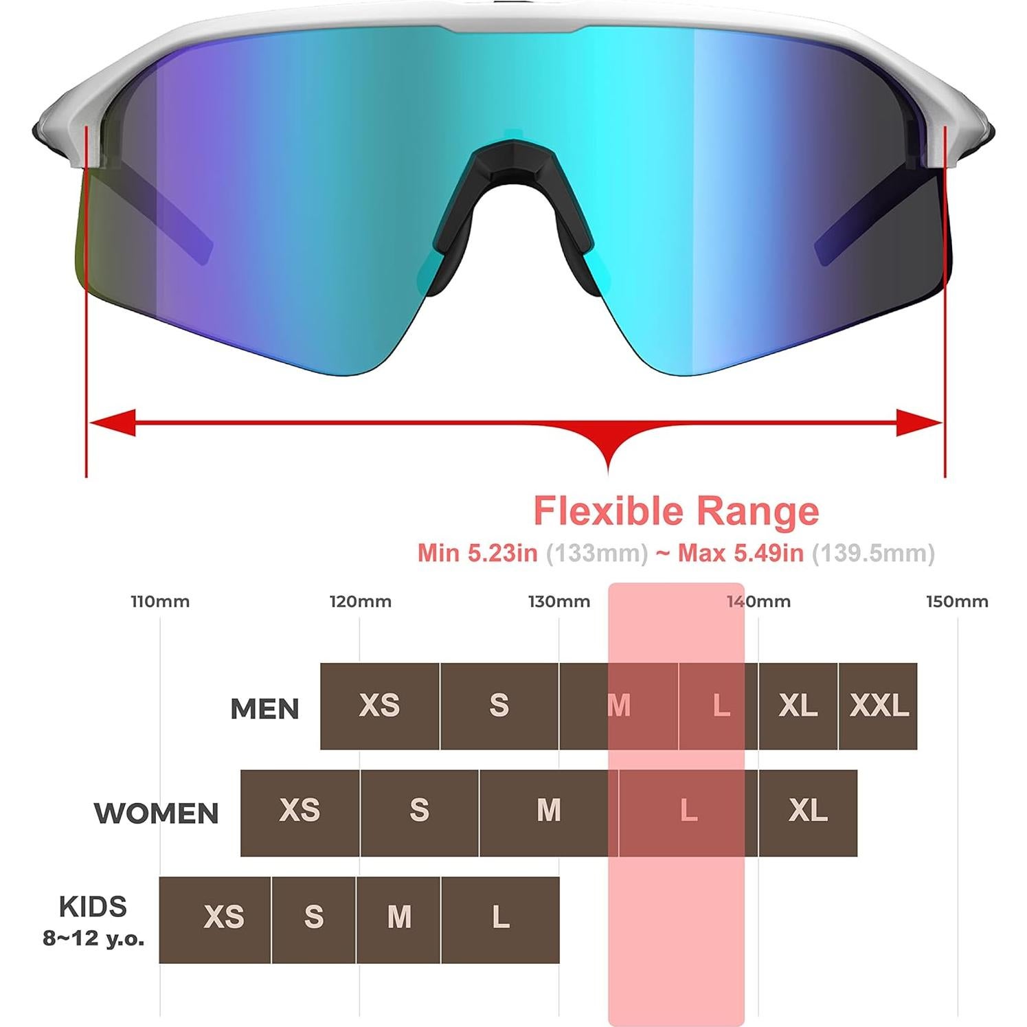 Gafas de sol polarizadas Viviendo tu tiempo qool para deportes