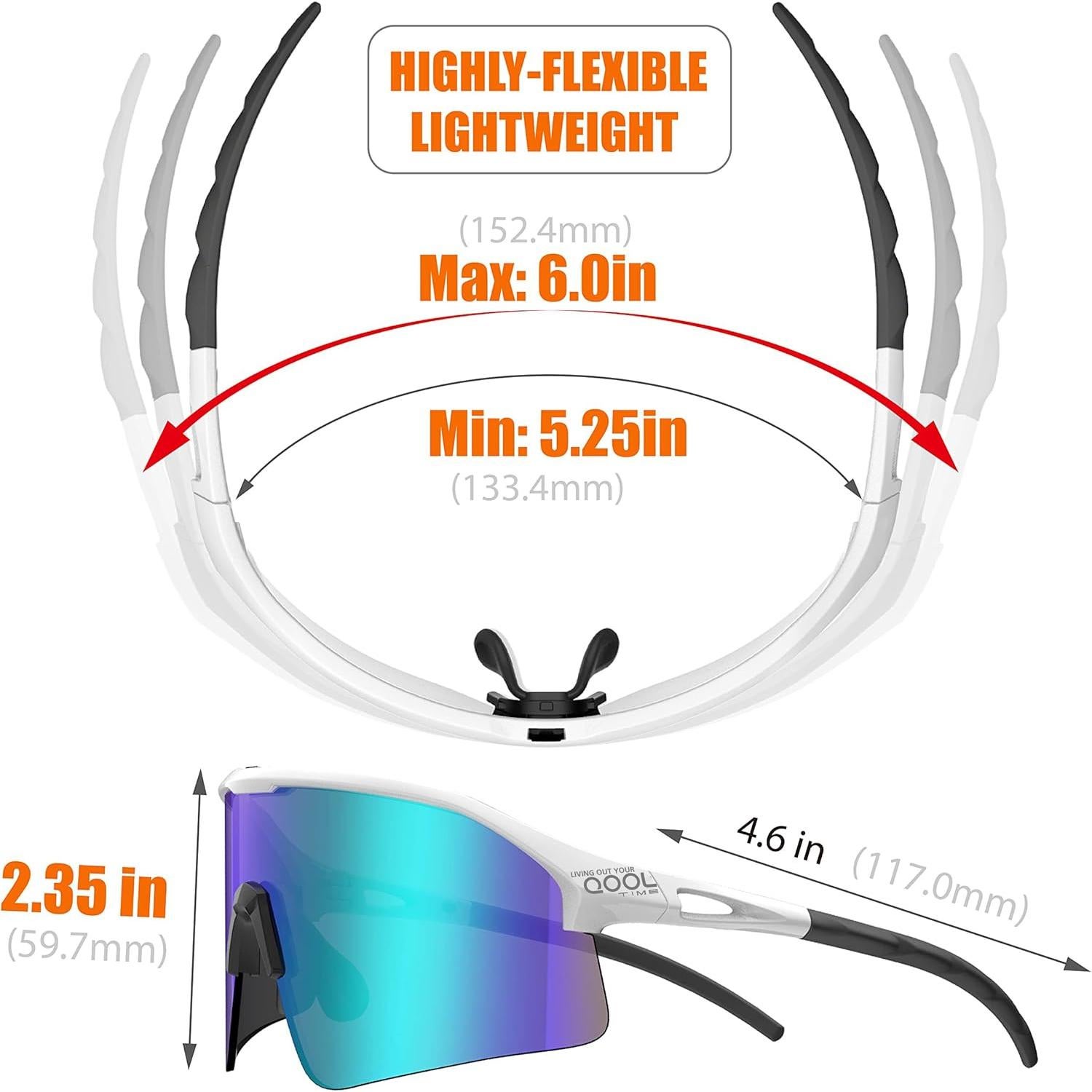 Gafas de sol polarizadas Viviendo tu tiempo qool para deportes