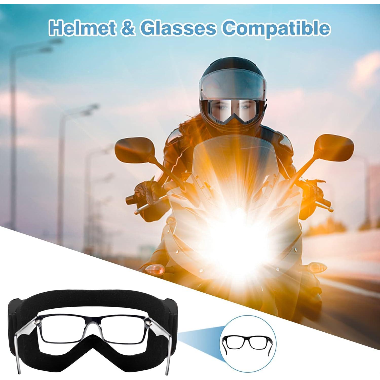 Gafas de Moto Lievermo para Adultos y Niños, Transparente