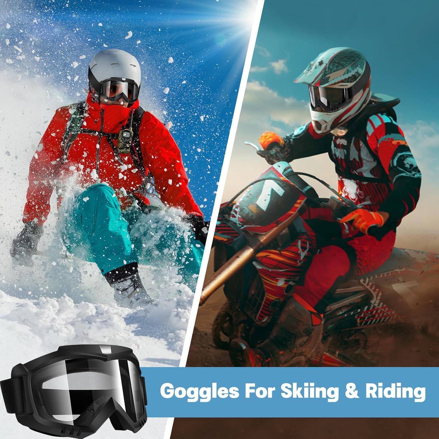 Gafas de Motocross Lievermo Transparentes para Adultos