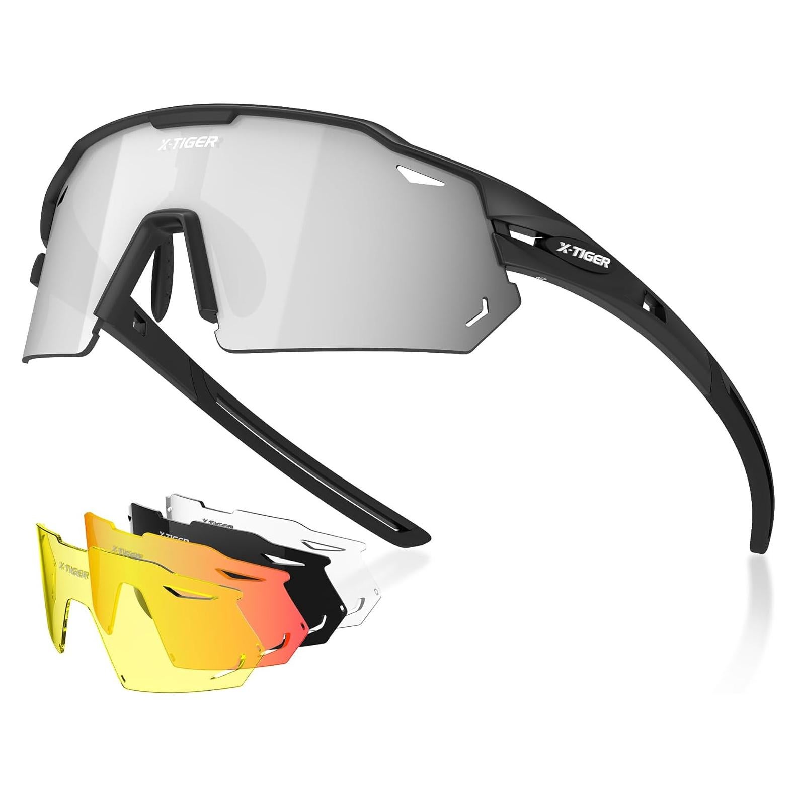 Gafas de Ciclismo X-TIGER con 5 Lentes Intercambiables