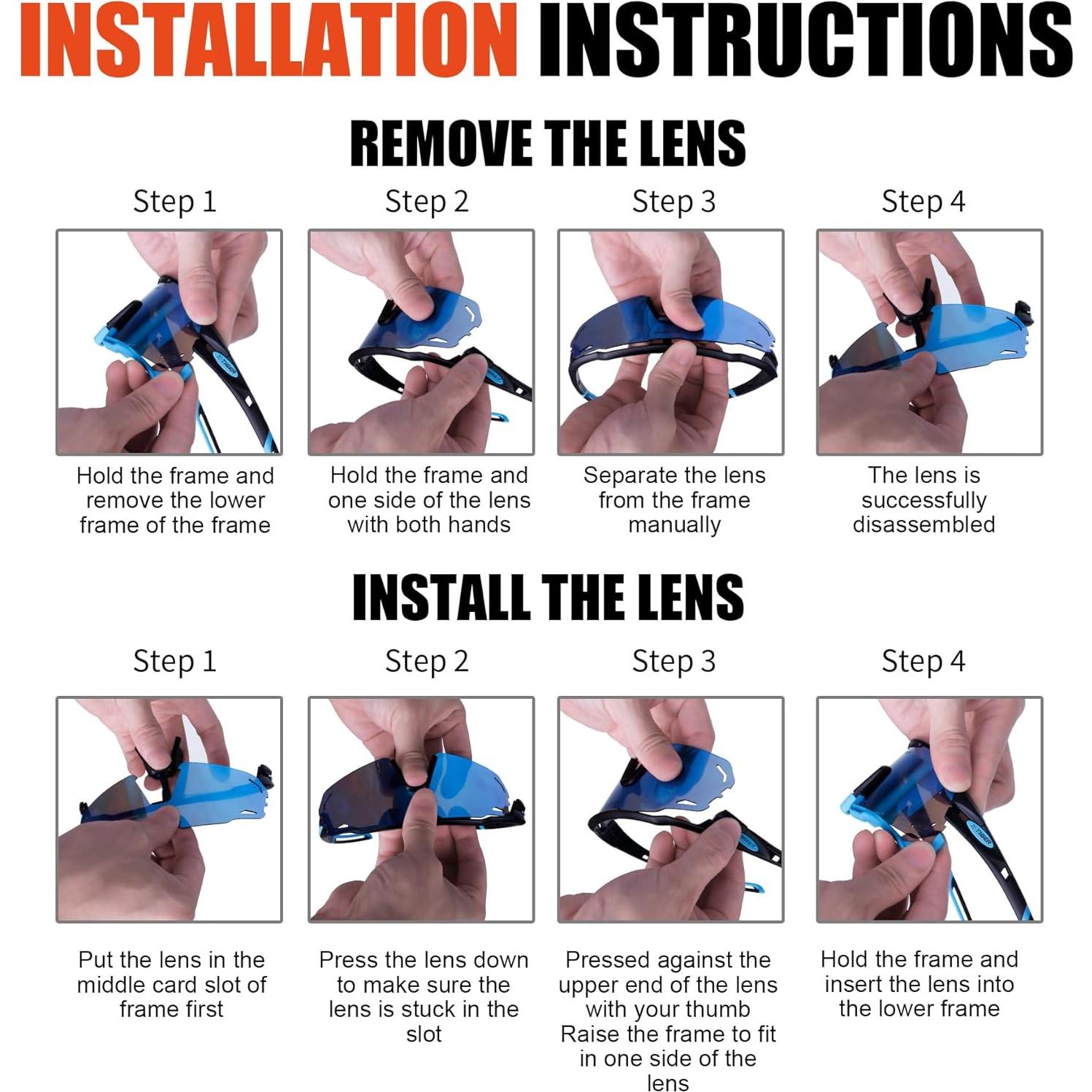 Gafas de Ciclismo X-TIGER con 5 Lentes Intercambiables