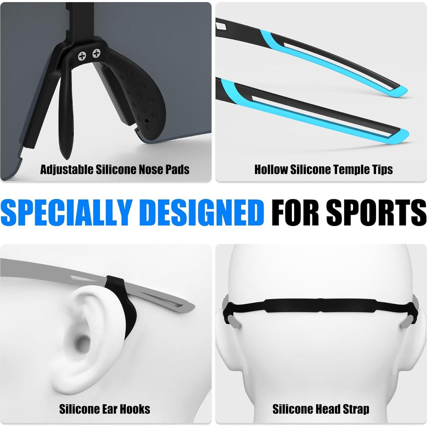 Gafas de Ciclismo X-TIGER con 5 Lentes Intercambiables