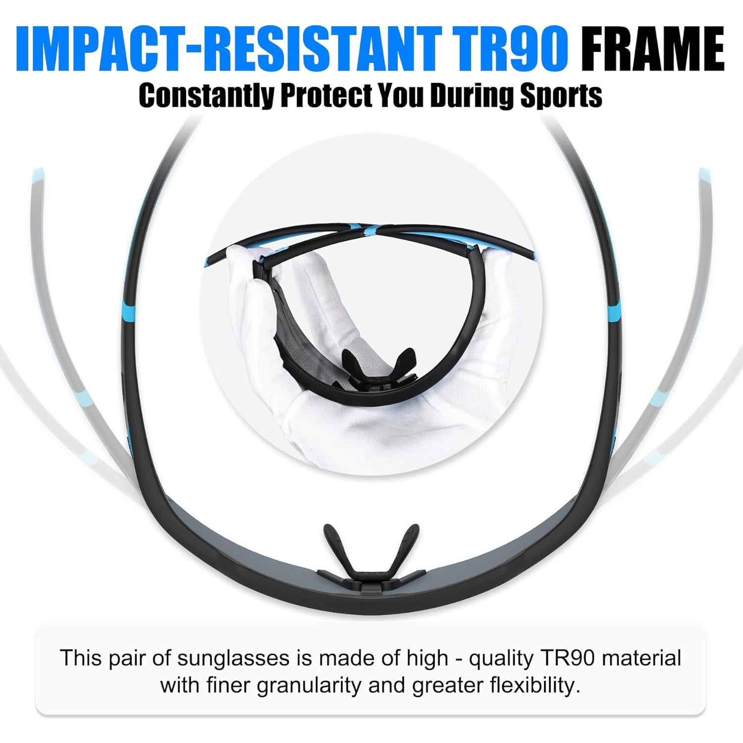 Gafas de Ciclismo X-TIGER con 5 Lentes Intercambiables