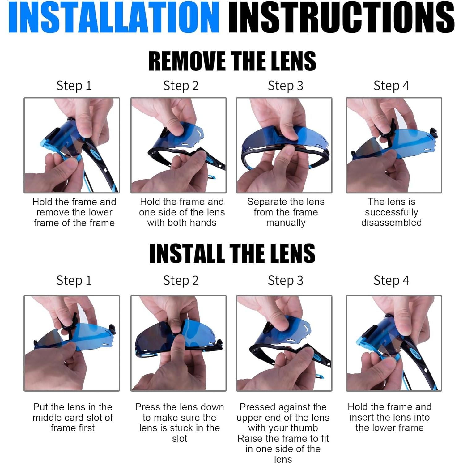 Gafas de Ciclismo X-TIGER con 5 Lentes Intercambiables