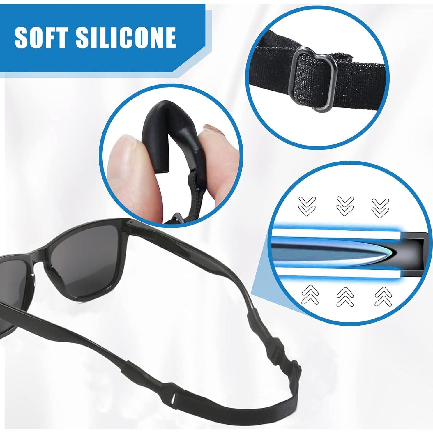 Correa Ajustable para Gafas KECHIO 24-34 cm 4 Piezas