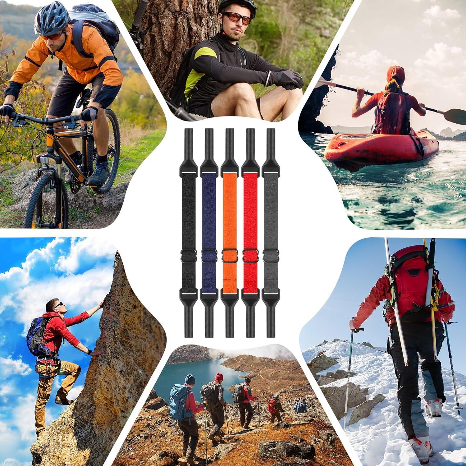 Correa Ajustable para Gafas KECHIO Rosa 24-34 cm Paquete de 4