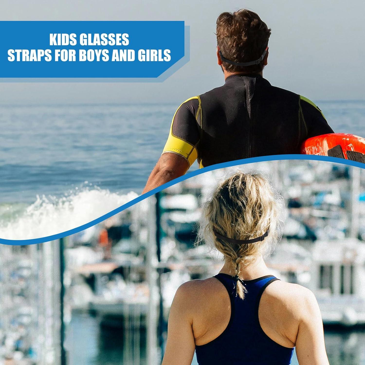 Correa Ajustable para Gafas KECHIO Gris 24-34 cm Paquete 4