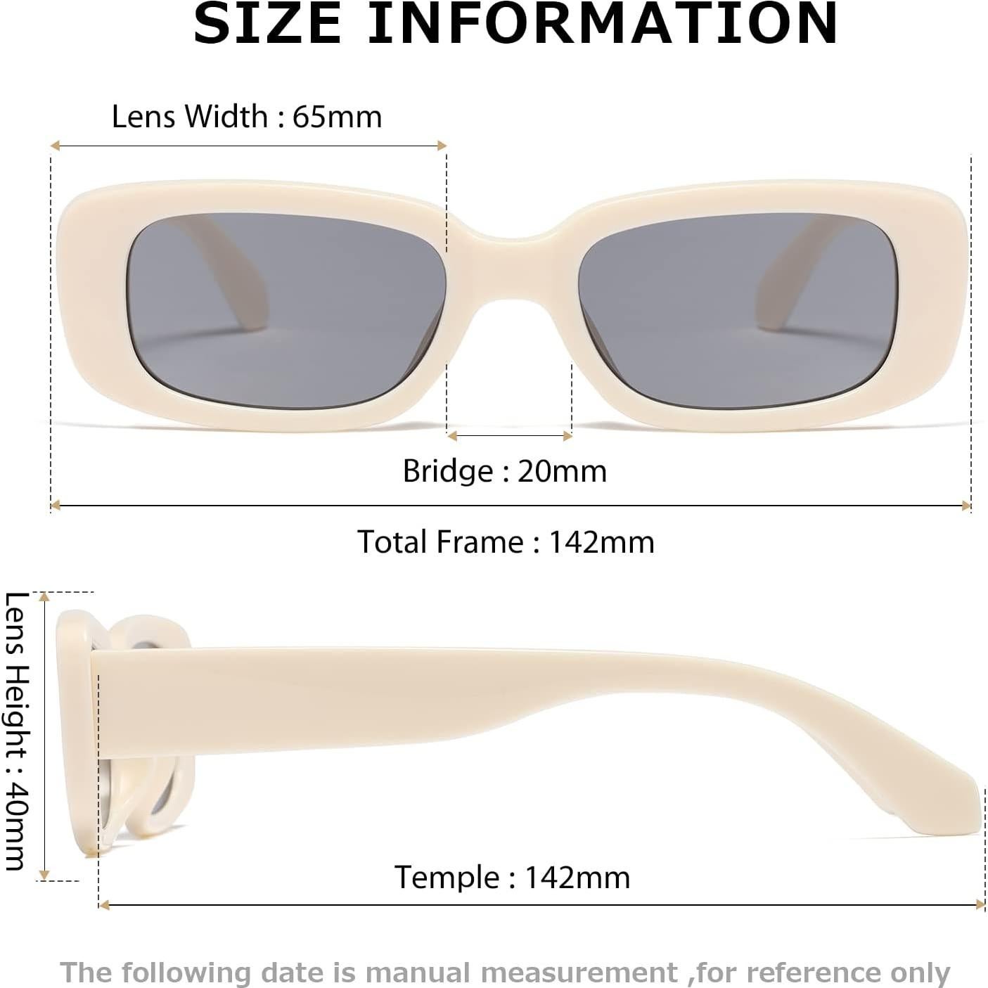 Gafas de sol KIMORN rectangulares UV400 para hombres y mujeres