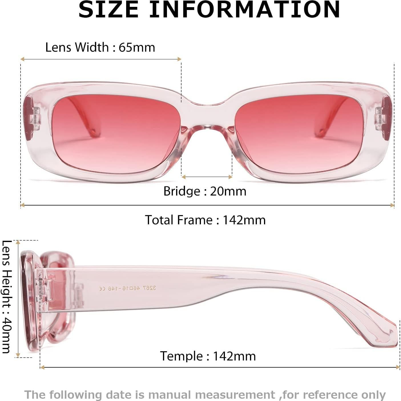 Gafas de sol KIMORN rectangulares UV400 para hombres y mujeres