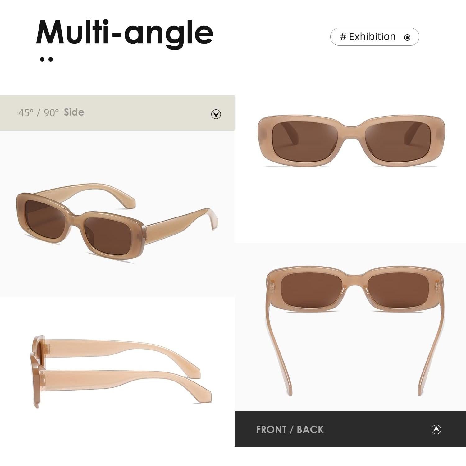 Gafas de sol KIMORN rectangulares UV400 para hombres y mujeres