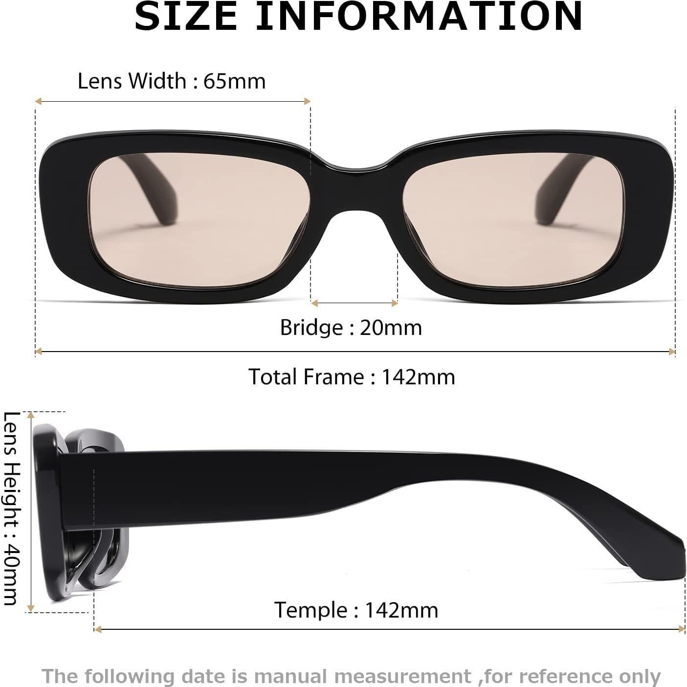 Gafas de sol KIMORN rectangulares UV400 para hombres y mujeres