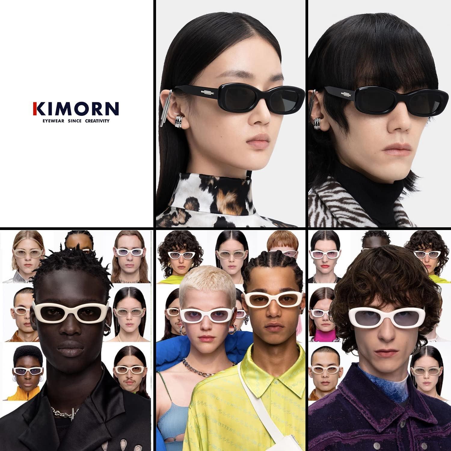 Gafas de sol KIMORN rectangulares UV400 para hombres y mujeres