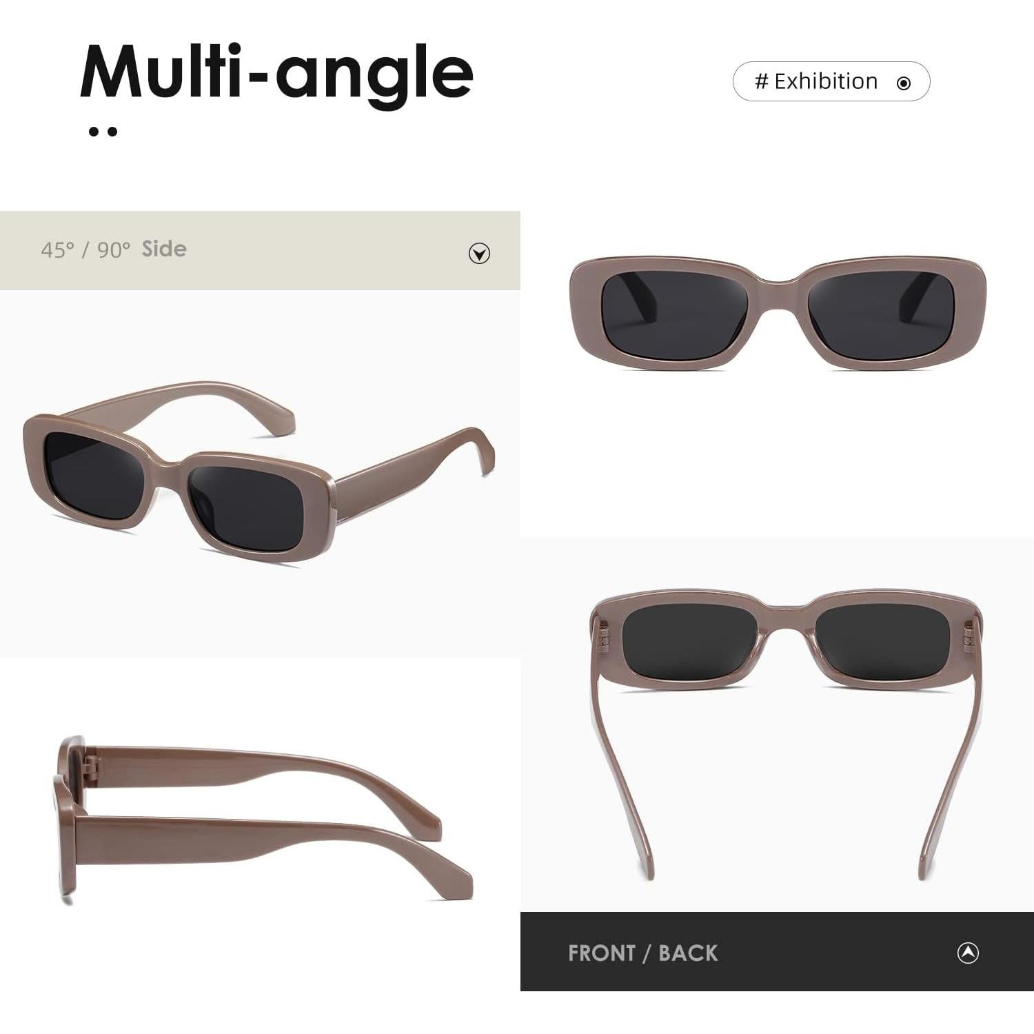 Gafas de sol KIMORN rectangulares UV400 para hombres y mujeres