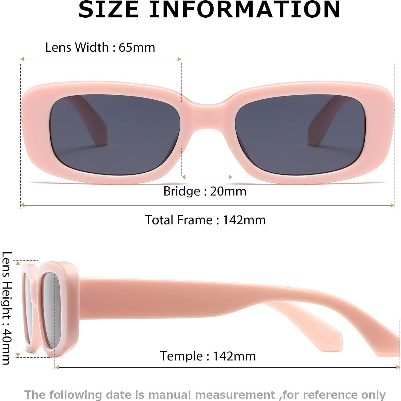 Gafas de sol KIMORN rectangulares UV400 moda retro