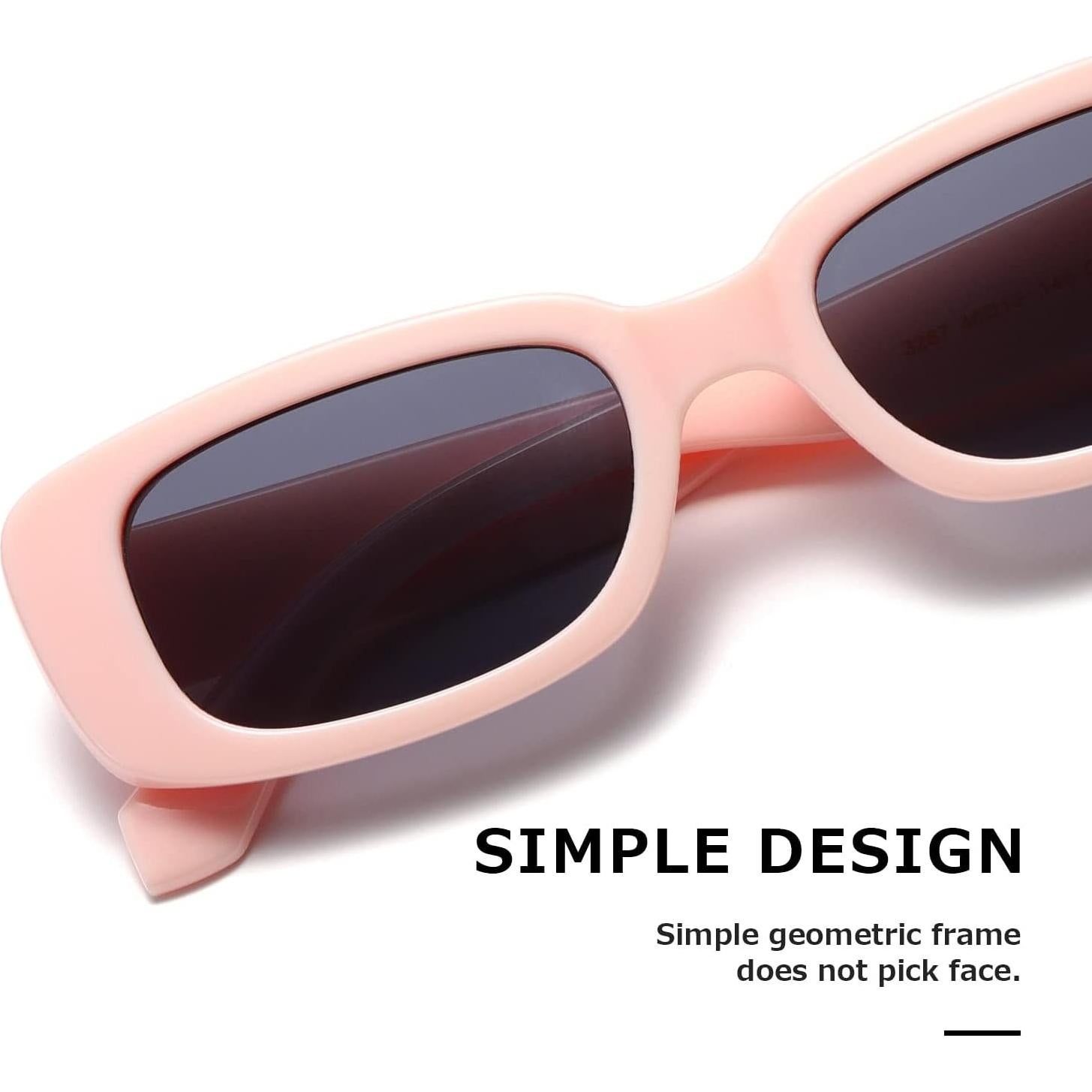 Gafas de sol KIMORN rectangulares UV400 moda retro