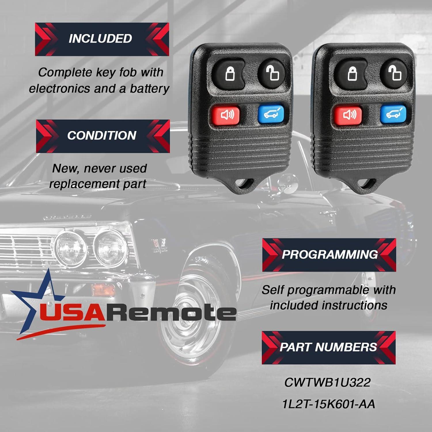 Control Remoto Ford Expedition Explorer 5 Botones Set de 2