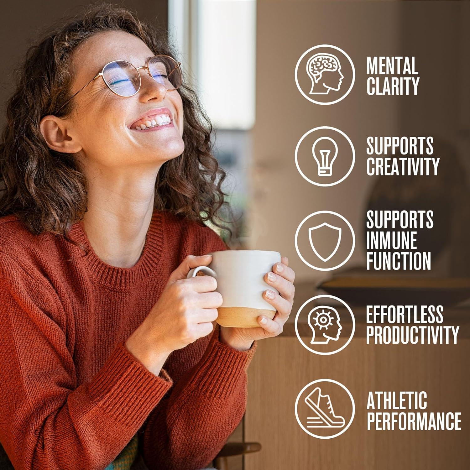 Café Instantáneo de Champiñones ShroomDNA 51g - Melena de León y Chaga