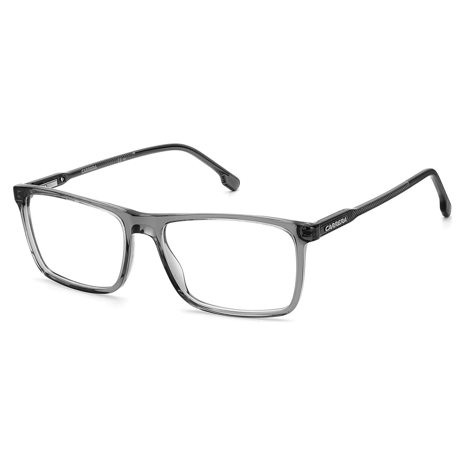 Montura Gafas Rectangulares Carrera 56mm Gris Hombres