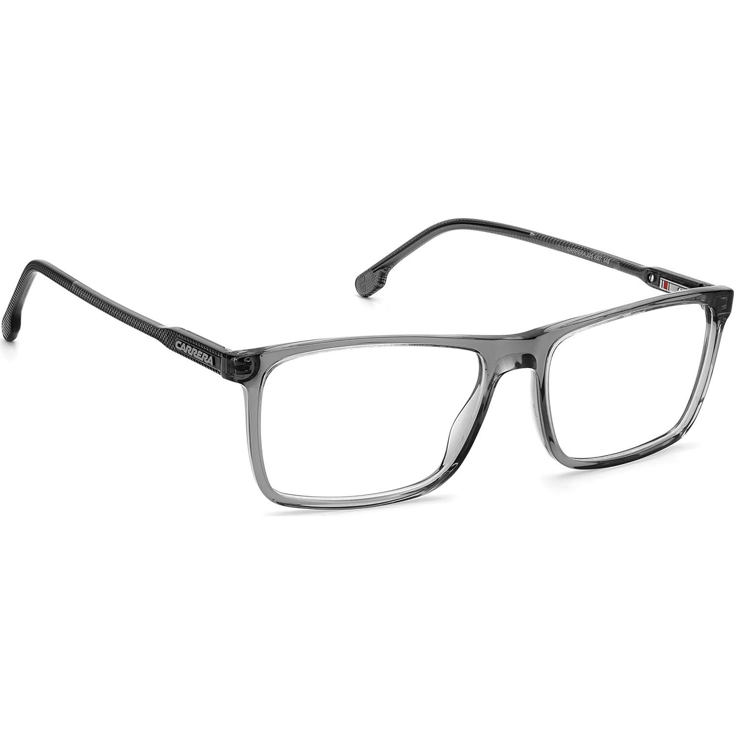 Montura Gafas Rectangulares Carrera 56mm Gris Hombres