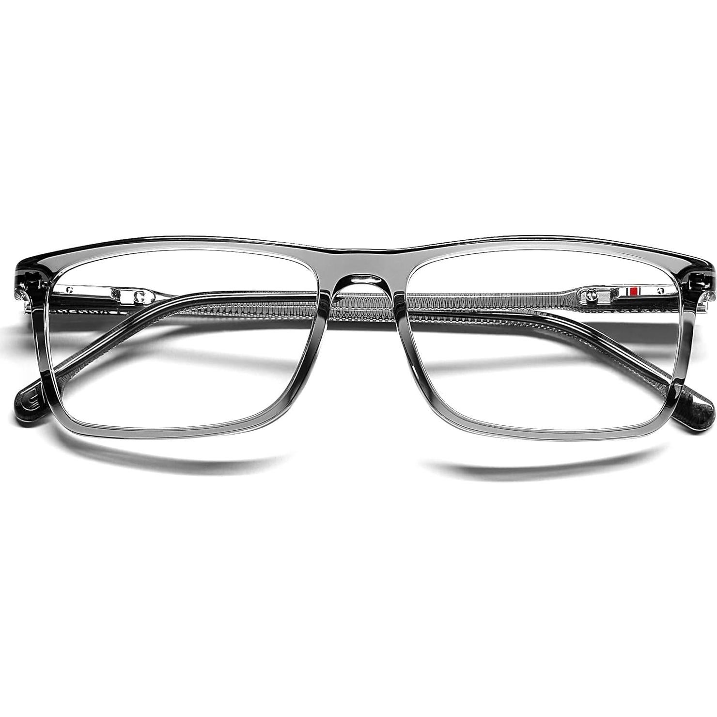 Montura Gafas Rectangulares Carrera 56mm Gris Hombres