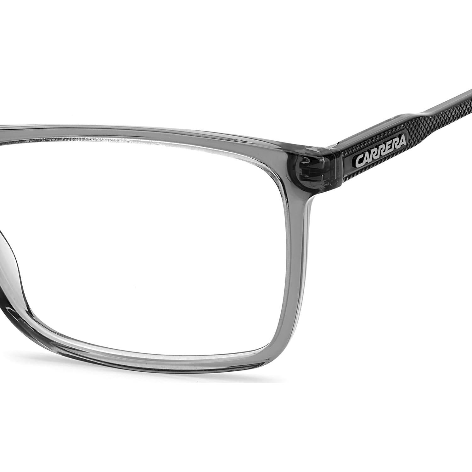 Montura Gafas Rectangulares Carrera 56mm Gris Hombres