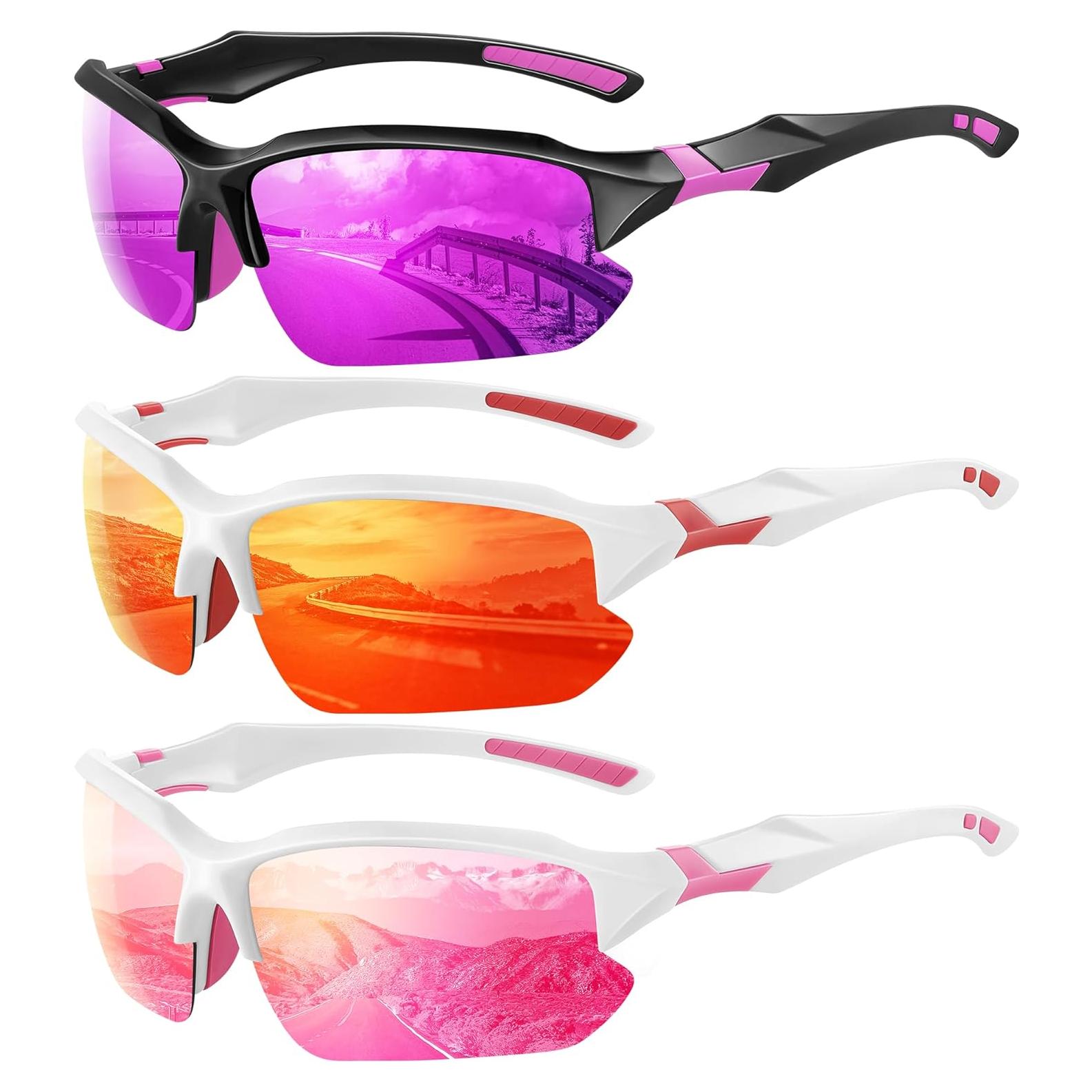 Gafas de sol polarizadas XVXV para hombres - Medio marco UV