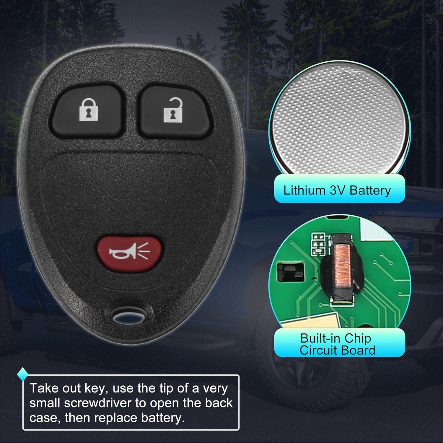 Control Remoto Sin Llave X AUTOHAUX OUC60270 para Chevy/GMC