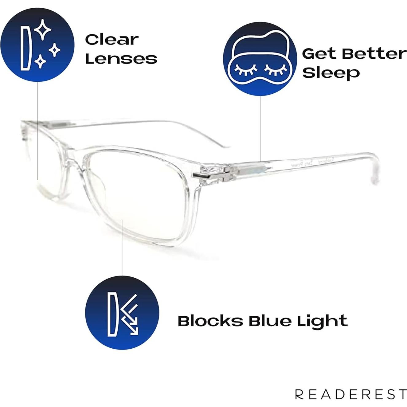 Gafas de lectura Readerest con bloqueo luz azul Transparente