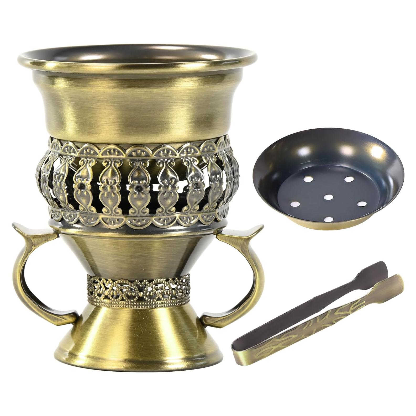 Quemador de Incienso Mubkhara PINCASOL Bronce 11.4 cm