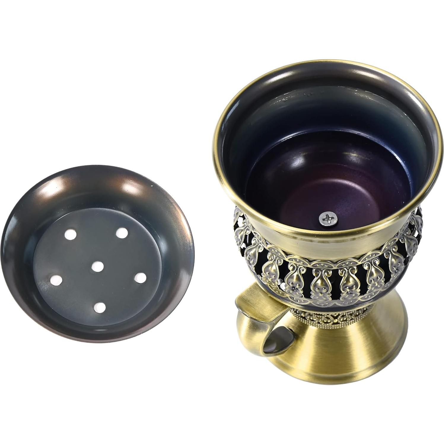 Quemador de Incienso Mubkhara PINCASOL Bronce 11.4 cm