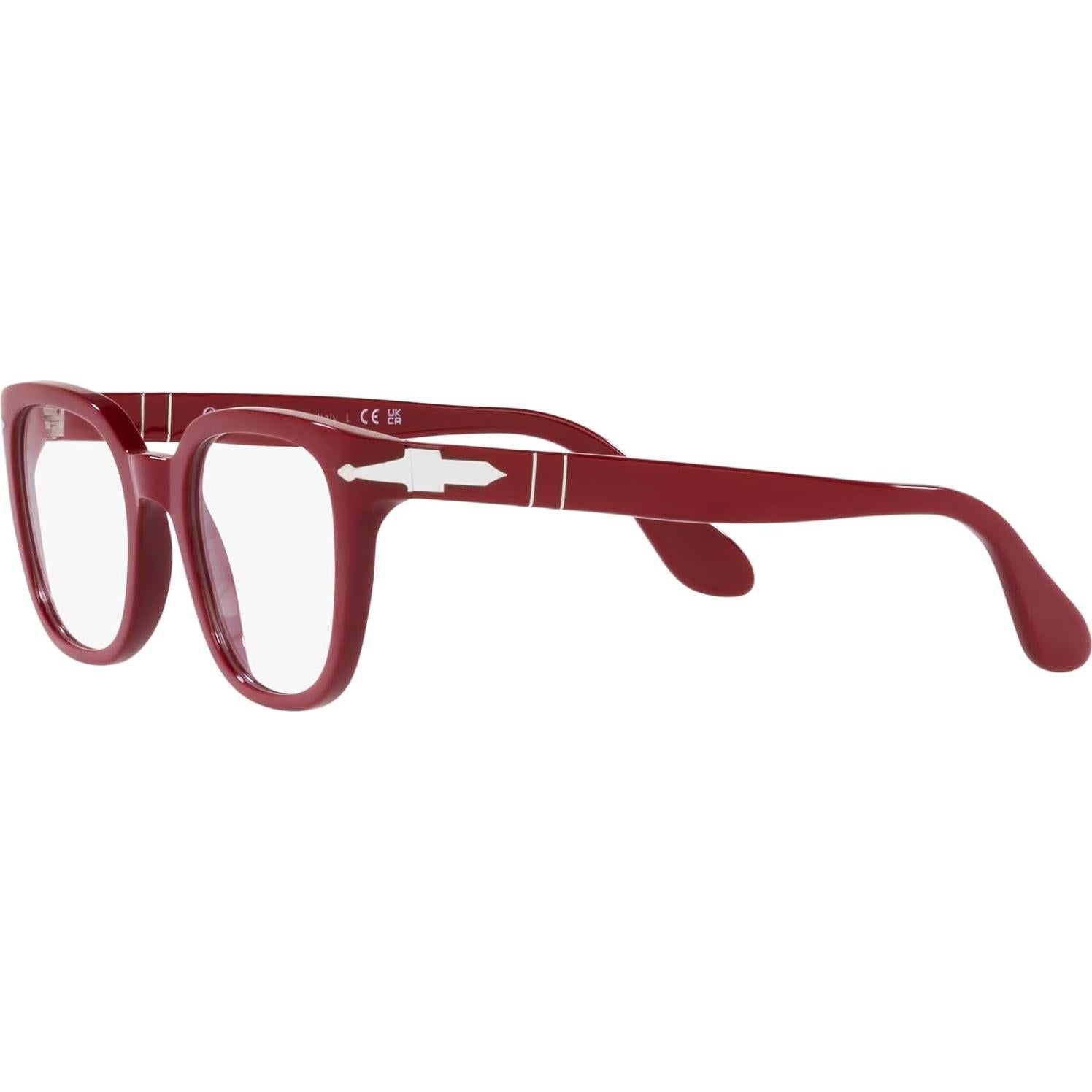 Gafas Recetadas Persol PO3263V Cuadradas Rojas 48mm