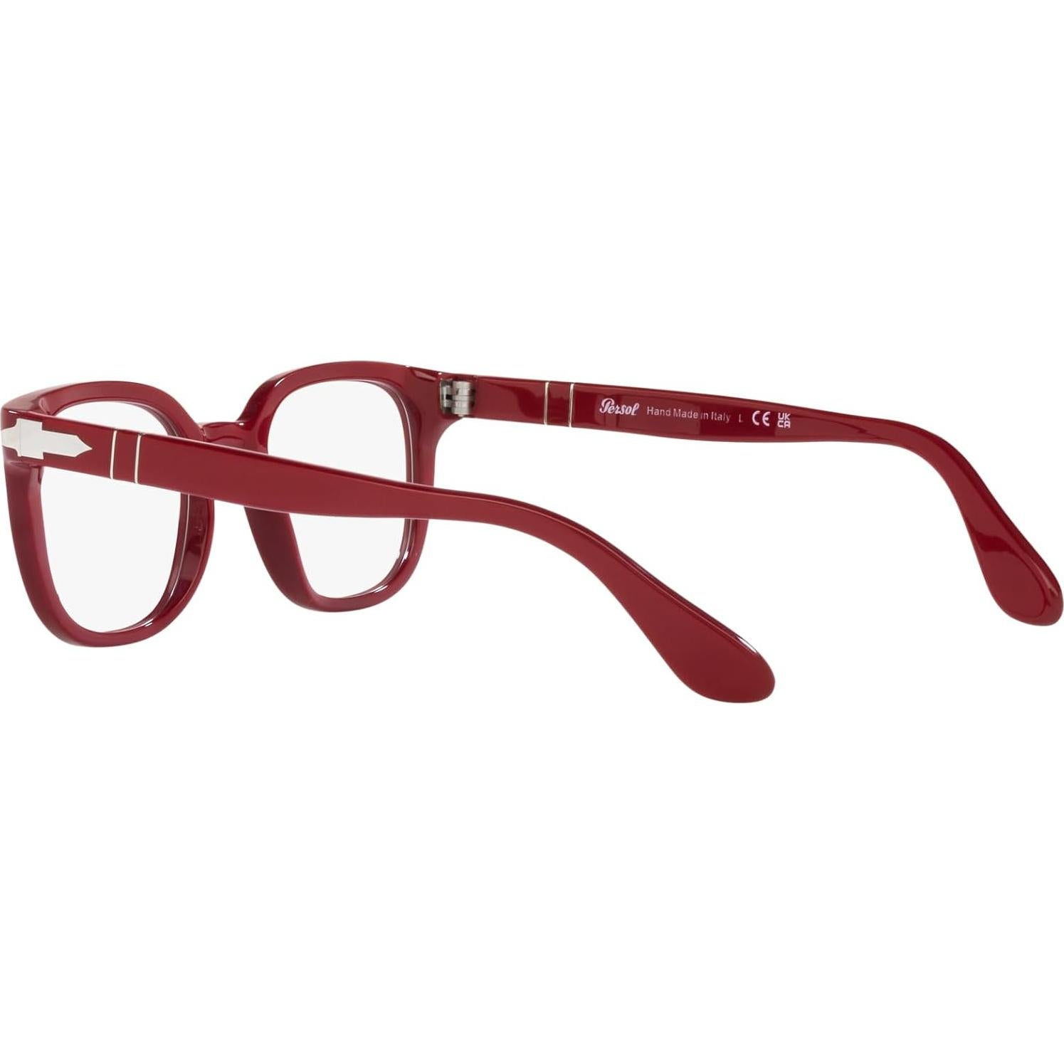 Gafas Recetadas Persol PO3263V Cuadradas Rojas 48mm