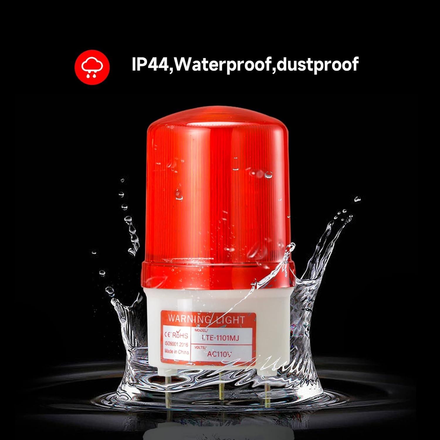 Luz de Advertencia Rotativa YASONG LTE-1101MJ 90dB