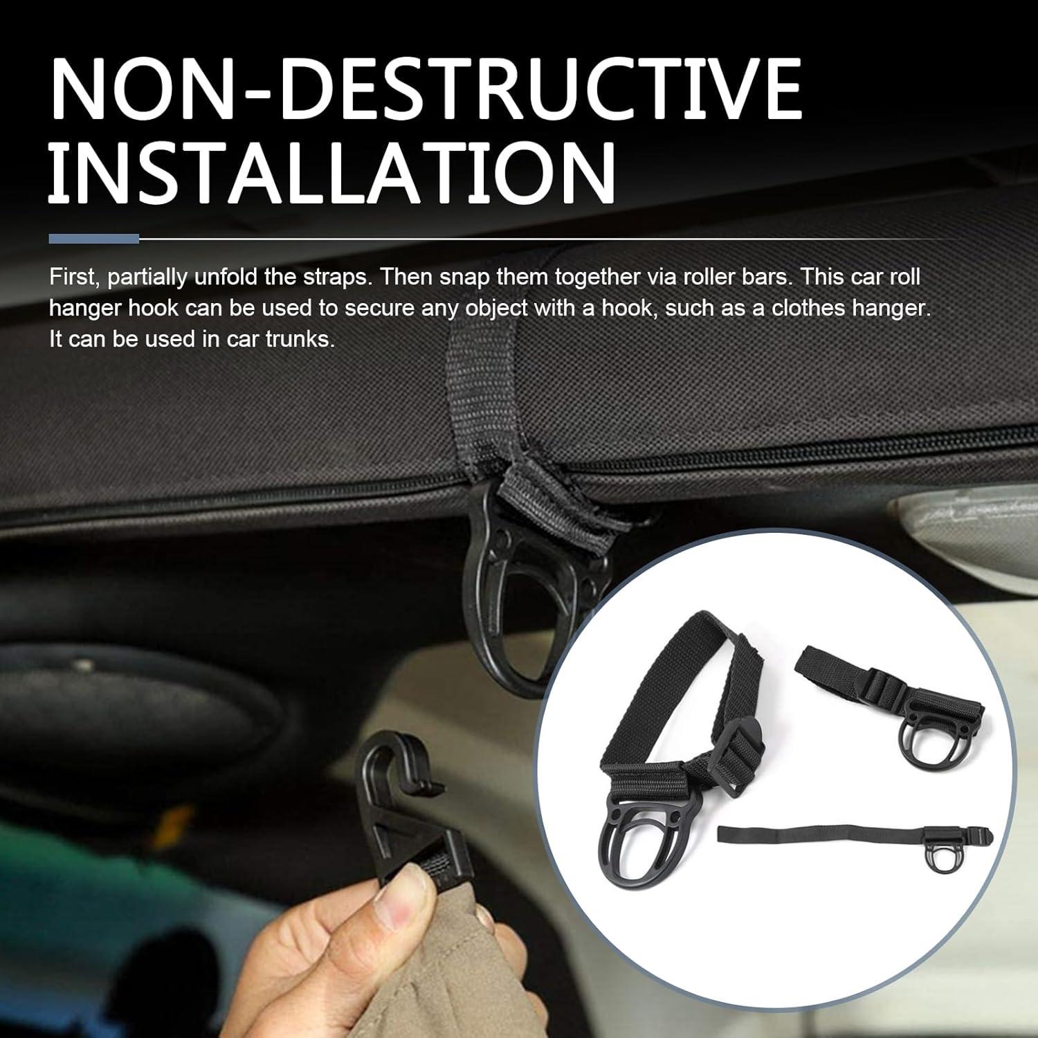 Kit de Ganchos para Colgar en Coche Bawkars - 2 Piezas para Jeep