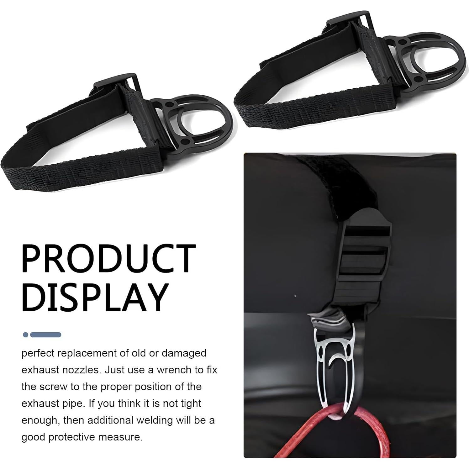 Kit de Ganchos para Colgar en Coche Bawkars - 2 Piezas para Jeep