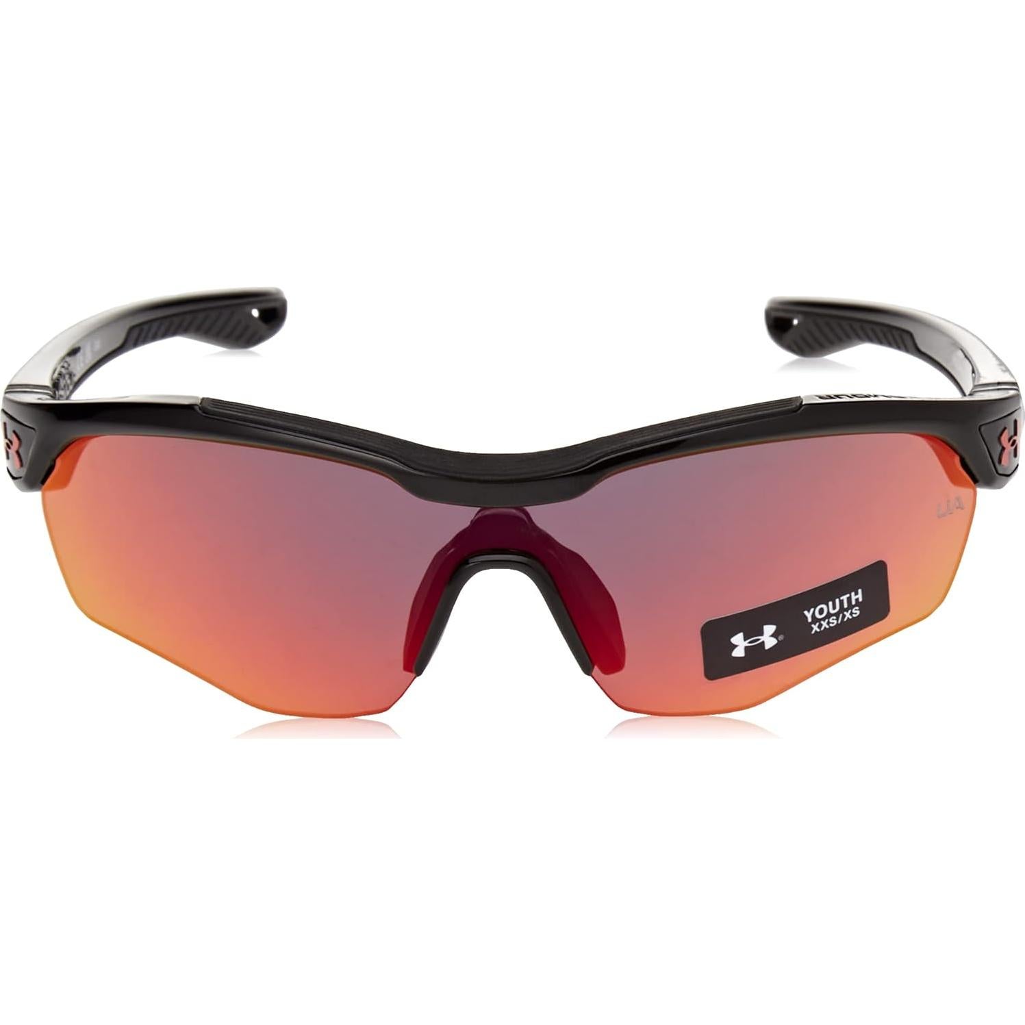 Gafas de sol Under Armour UA Yard Pro Jr. Negro Rojo