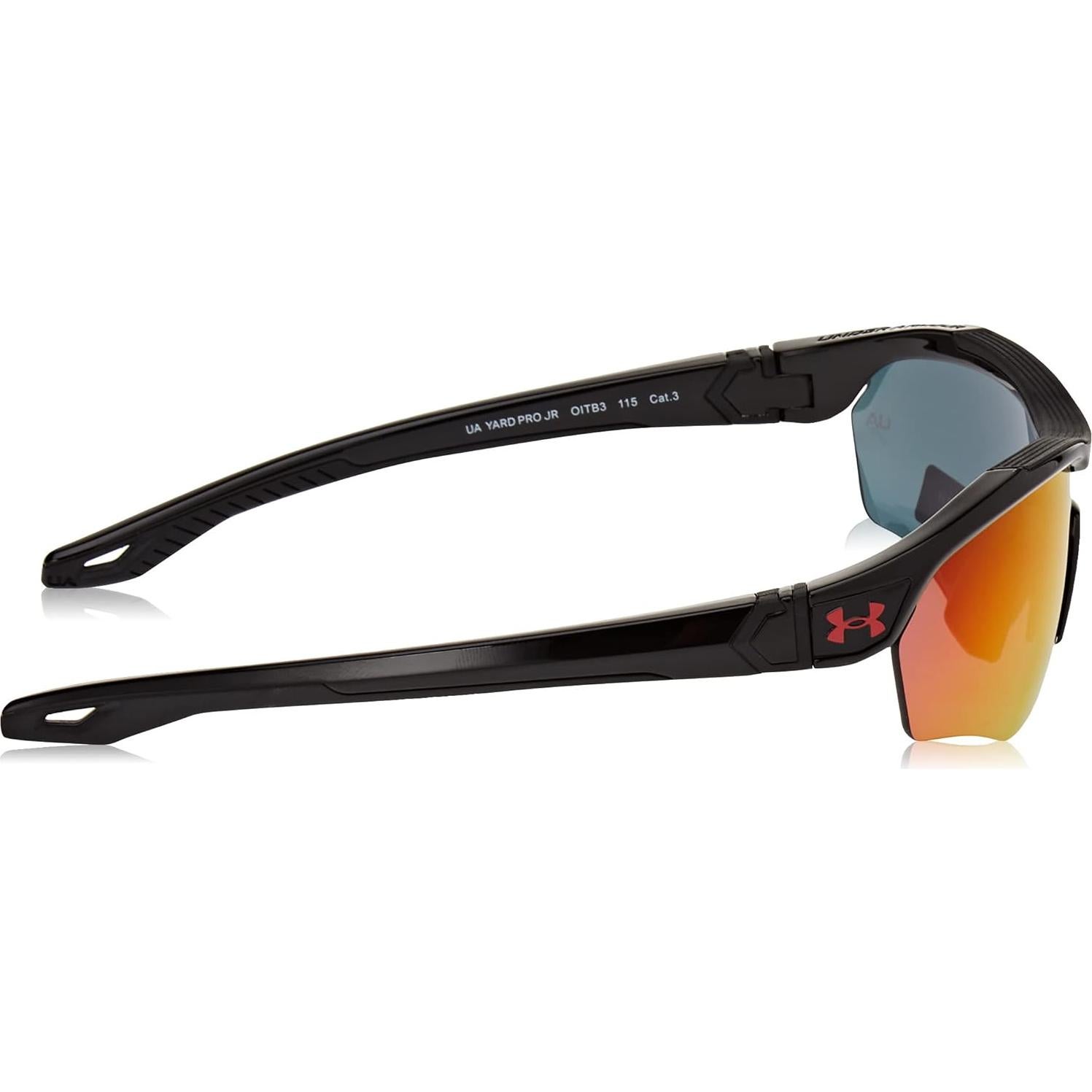 Gafas de sol Under Armour UA Yard Pro Jr. Negro Rojo