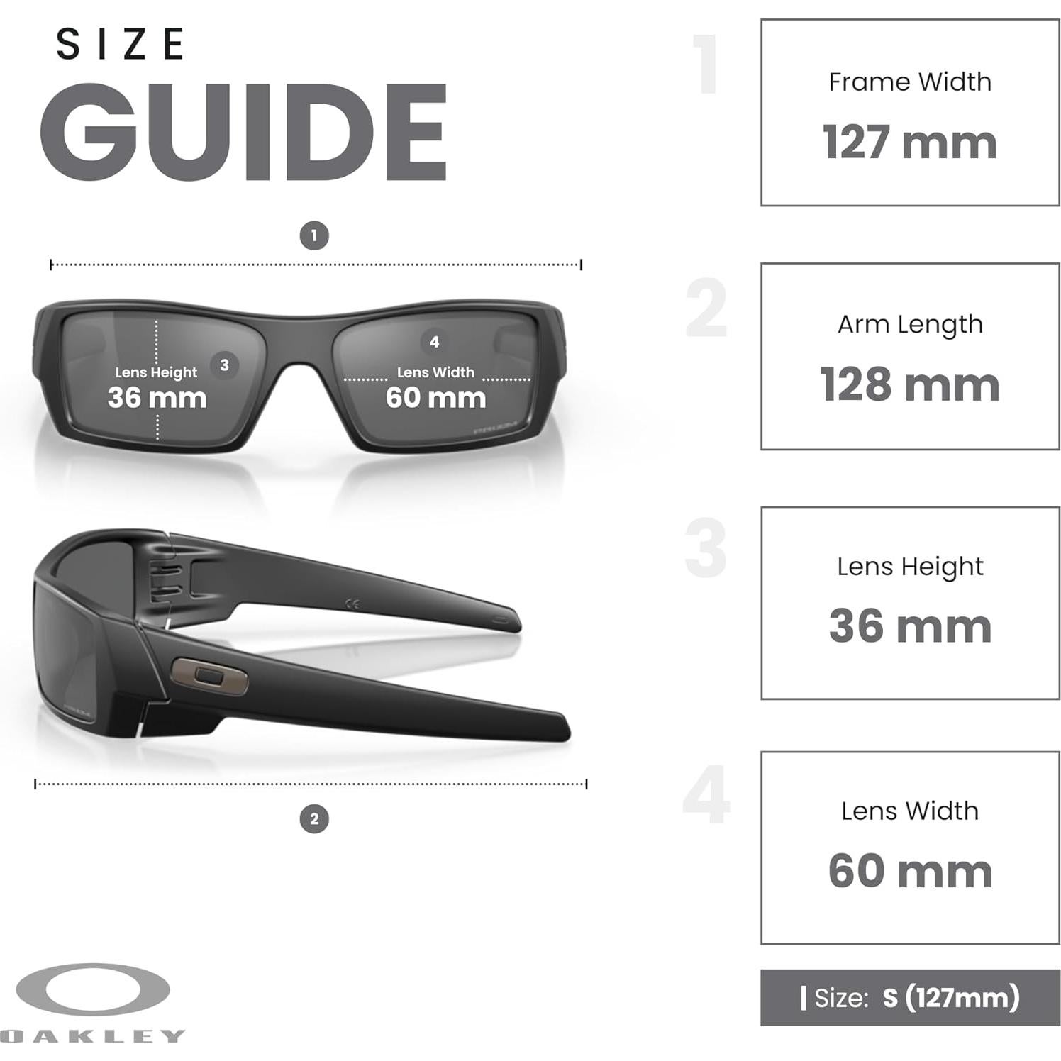Gafas de sol Oakley Gascan para hombres + correa + kit iWear