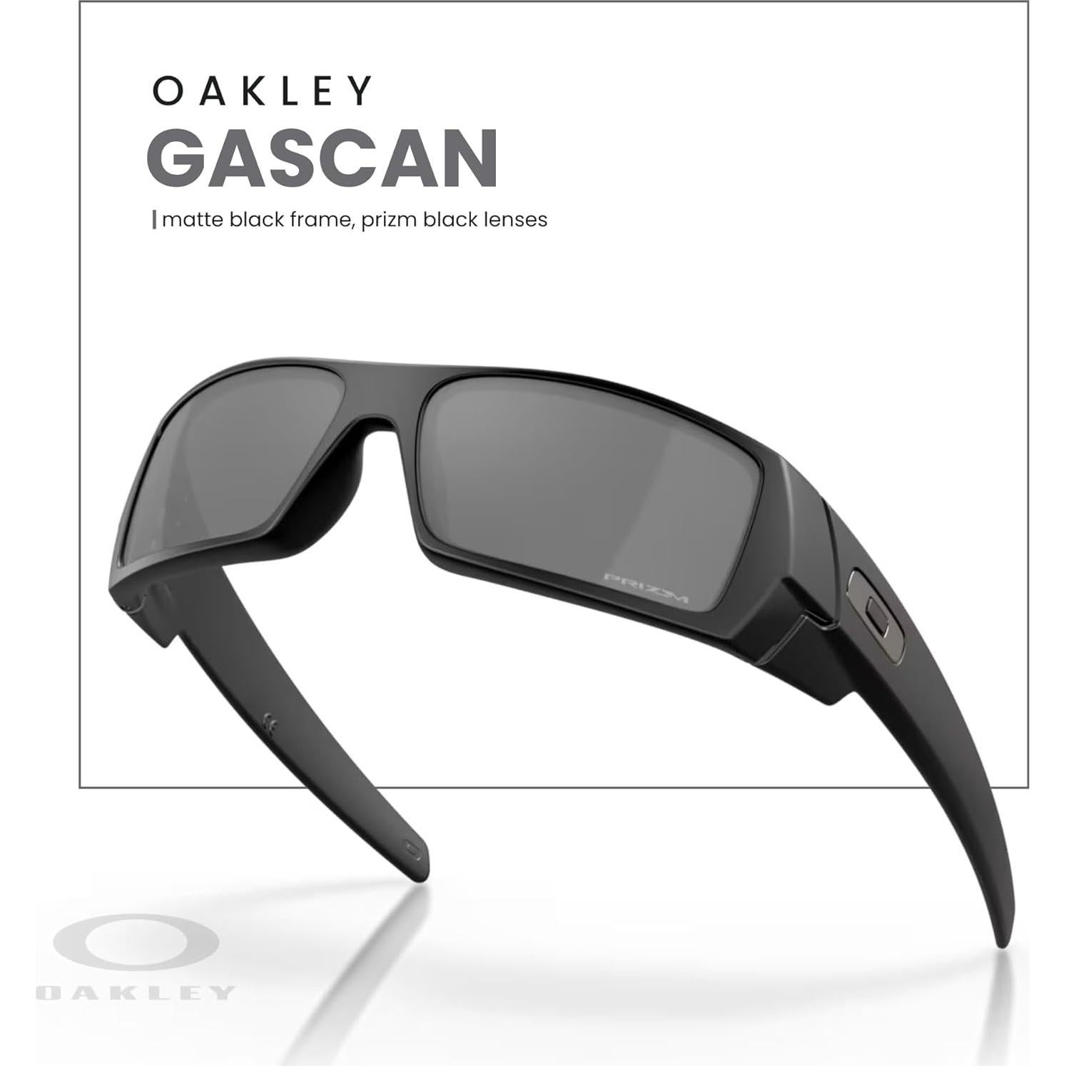 Gafas de sol Oakley Gascan para hombres + correa + kit iWear