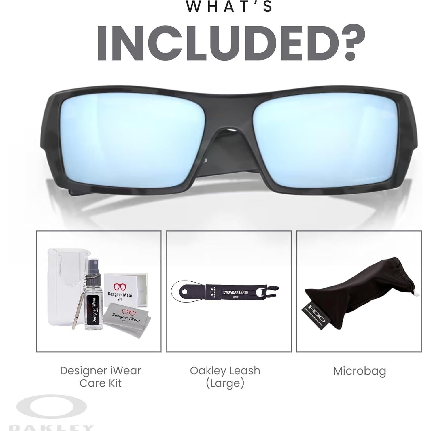 Gafas de sol Oakley Gascan para hombres + Correa + Kit