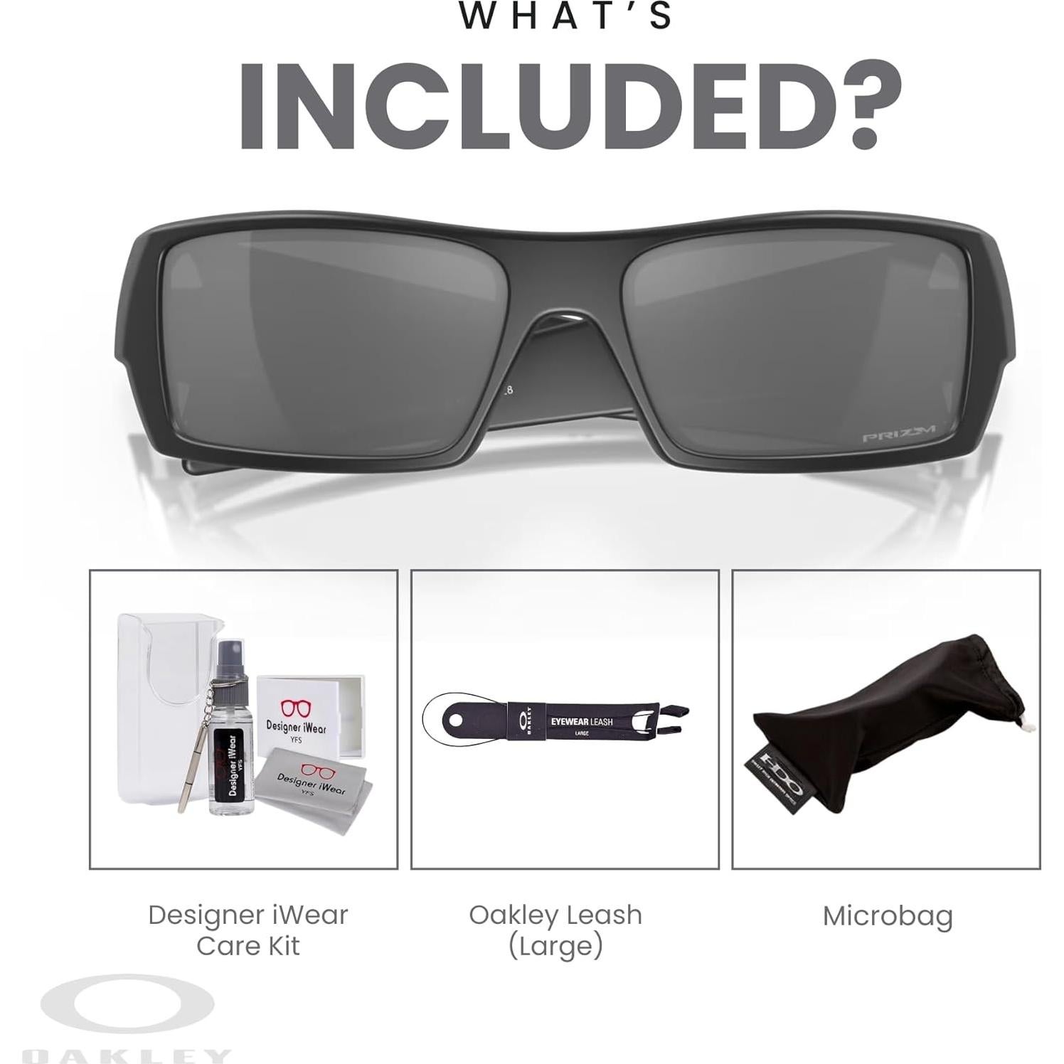 Gafas de sol Oakley Gascan para hombres + Kit de cuidado