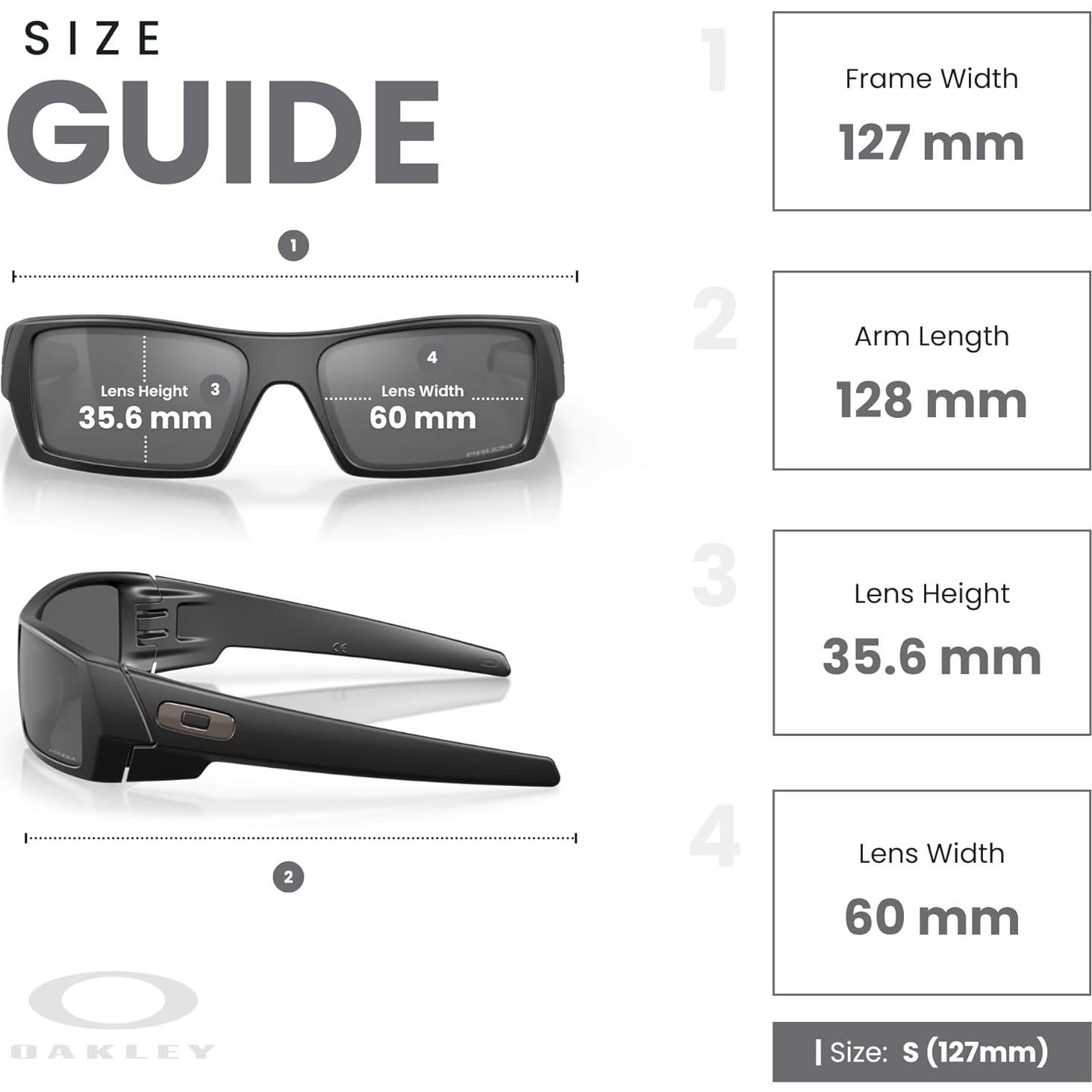 Gafas de sol Oakley Gascan para hombres + Kit de cuidado