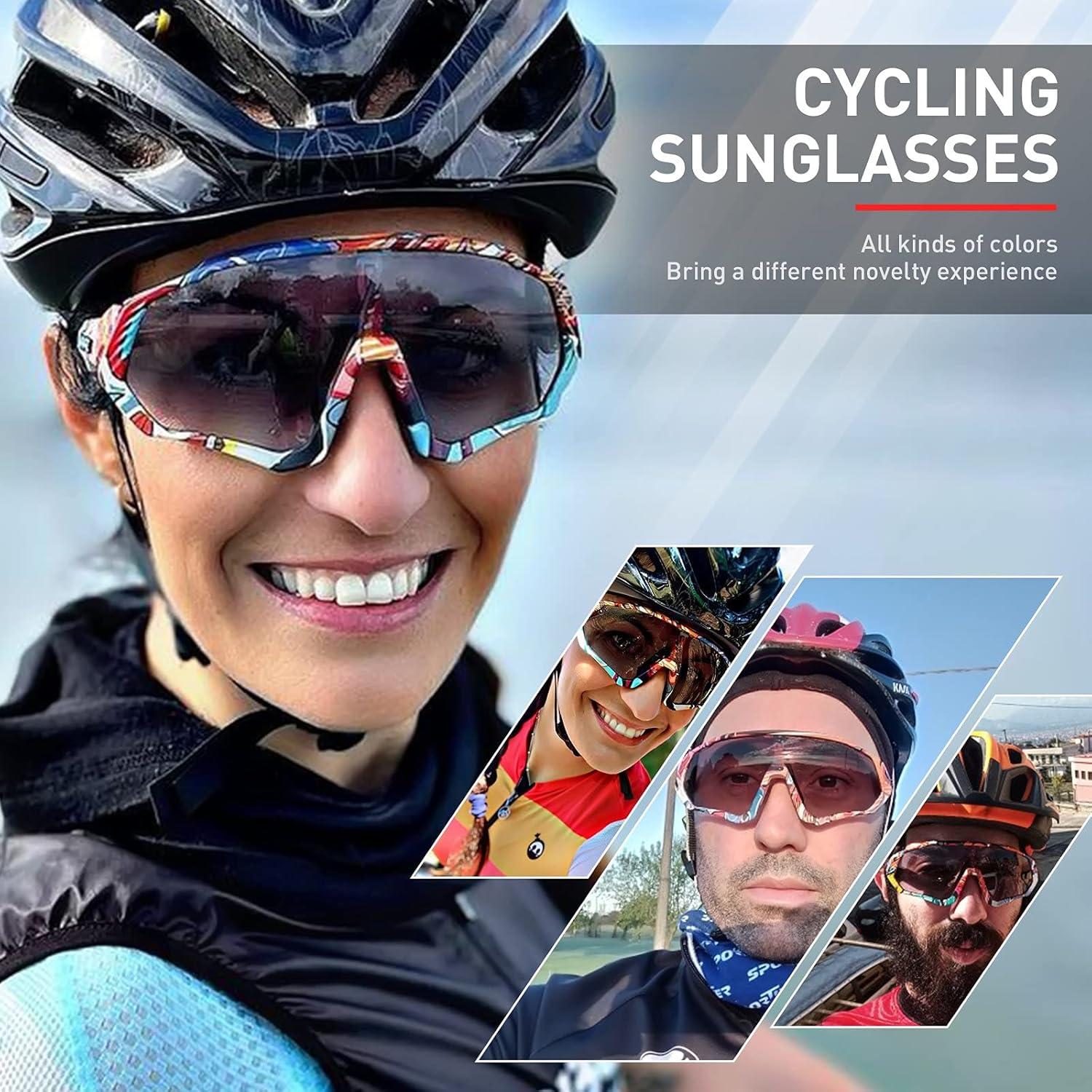 Gafas de Ciclismo Fotoquímicas KAPVOE UV400 para Adultos