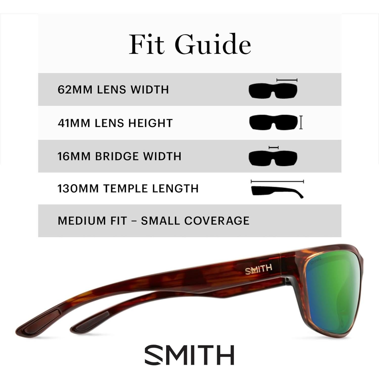 Gafas de sol SMITH Redding polarizadas para pesca y deportes