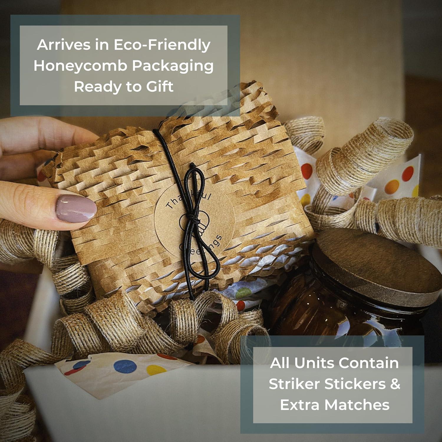 Fósforos Decorativos Thankful Greetings en Tarro Corazón 100 Unidades