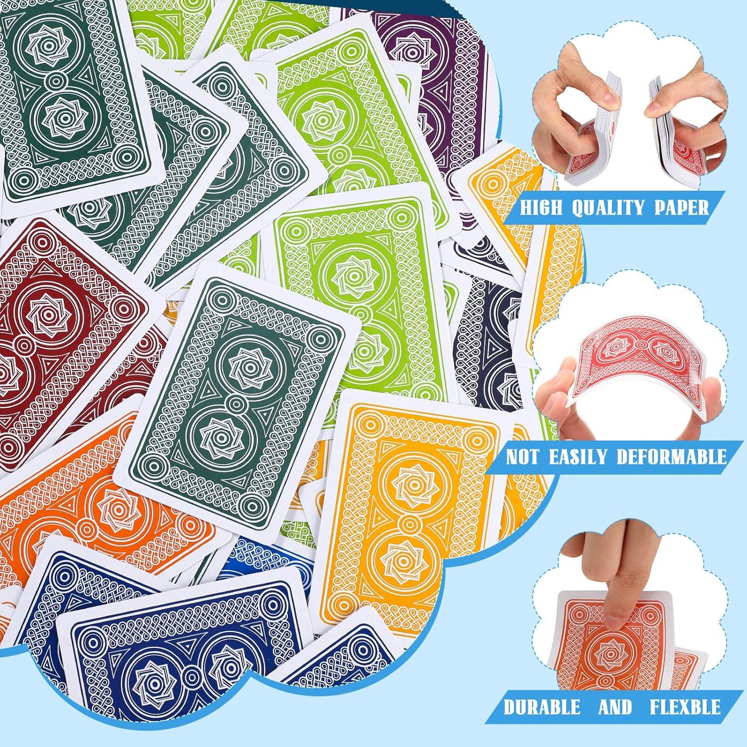 Barajas de Cartas Estándar Zubebe - 12 Pcs, Tamaño 63x88mm