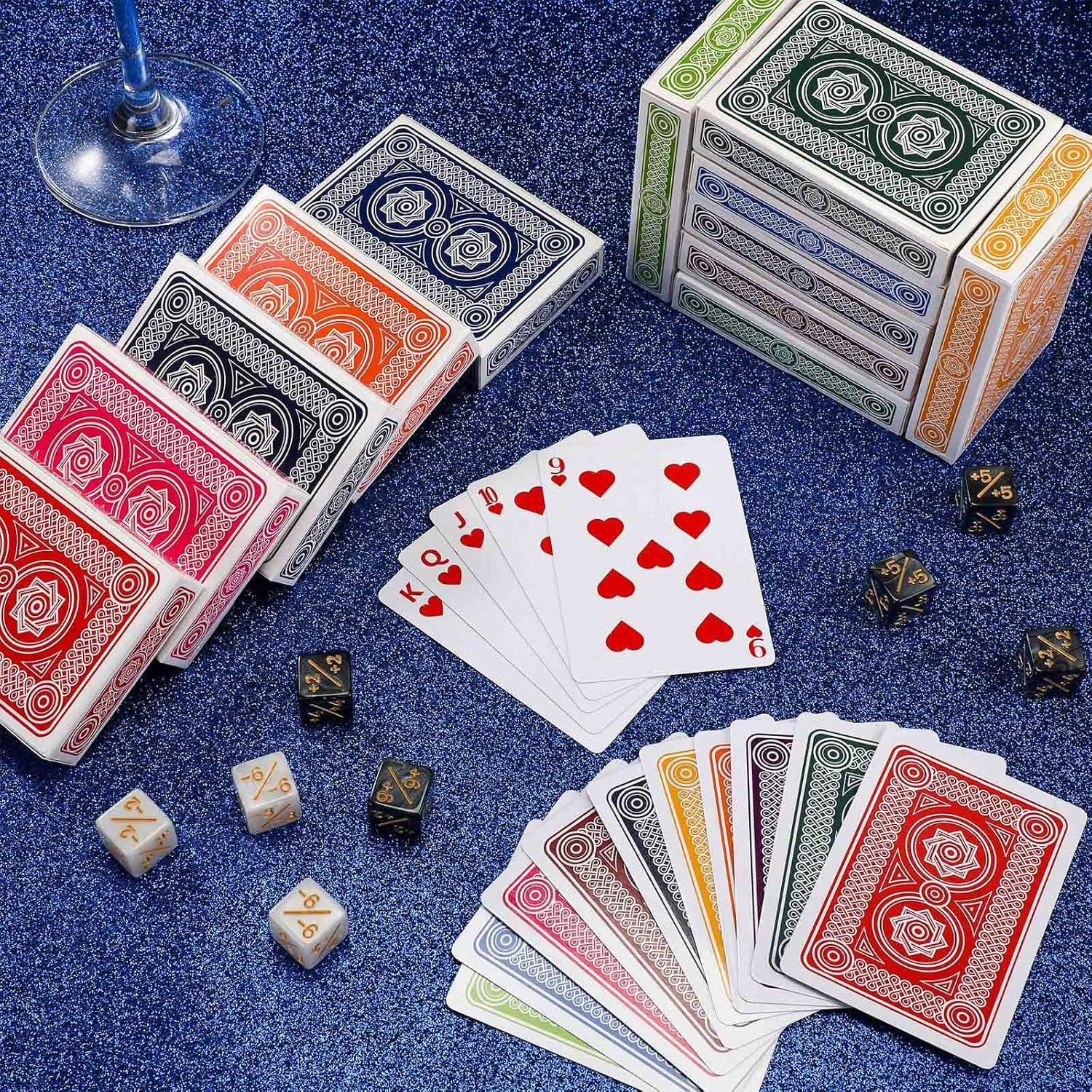 Barajas de Cartas Estándar Zubebe - 12 Pcs, Tamaño 63x88mm