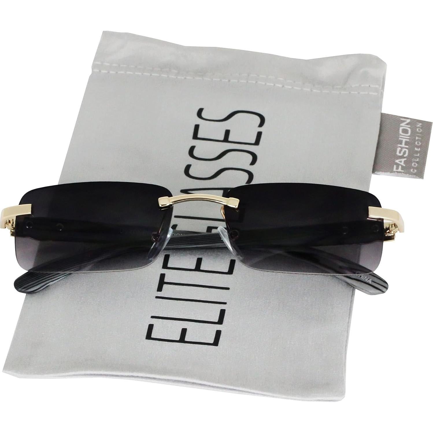 Gafas de sol Elite Slim metálicas y de madera UV400